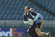 21 April 2006; Filipe Contepomi in action during the captain's run. Leinster captain's run, Lansdowne Road, Dublin. Picture credit: Matt Browne / SPORTSFILE