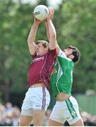 25 May 2014; Eddie Hoare, Galway, in action against Martin Carroll, London. Connacht GAA Football Senior Championship, Quarter-Final, London v Galway, Emerald Park, Ruislip, London, England. Picture credit: Ray Ryan / SPORTSFILE