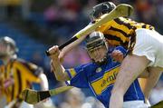 23 April 2006; Martin Comerford, Kilkenny, is tackled by Paul Curran, Tipperary. Allianz National Hurling League, Division 1 Semi-Final, Kilkenny v Tipperary, Semple Stadium, Thurles, Co. Tipperary. Picture credit: Ray McManus / SPORTSFILE