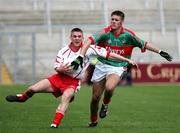 23 April 2006; Aidan Kilcoyne, Mayo, in action against Brendan Boggs, Tyrone. Cadbury's All-Ireland U21 Football Championship Semi-Final, Mayo v Tyrone, Kingspan Breffni Park, Cavan. Picture credit: Oliver McVeigh / SPORTSFILE