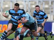 29 April 2006; Brian Tuohy, Shannon, is tackled by Brendan Lynch, Belfast Harlequins. AIB League, Division 1. Shannon v Belfast Harlequins, Thomond Park, Limerick. Picture credit: Kieran Clancy / SPORTSFILE