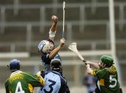 30 April 2006; David Curtin, Dublin, in action against Mike Quilter, left and Kieran O'Sullivan, Kerry and Kevin Ryan, Dublin. Allianz National Hurling League, Division 2 Final. Dublin v Kerry, Semple Stadium, Thurles, Co. Tipperary. Picture credit: David Maher / SPORTSFILE