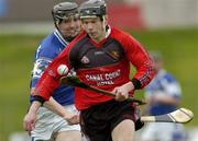 30 April 2006; Paul Braniff, Down, in action against John Walsh, Laois. National Hurling League, Division 1 Relegation Final. Laois v Down, Pairc Tailteann, Navan, Co. Meath. Picture credit: Brian Lawless / SPORTSFILE