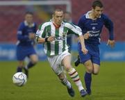 5 May 2006; Joe Gamble, Cork City, in action against James Chambers, Waterford United. eircom League Premier Division, Cork City v Waterford United, Turners Cross, Cork. Picture credit; Brian Lawless / SPORTSFILE