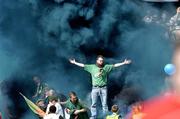 6 May 2006; Glentoran supporters before the start of the game. Nationwide Irish Cup final, Glentoran v Linfield, Windsor Park, Belfast. Picture credit: David Maher / SPORTSFILE