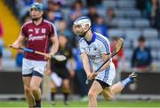 1 June 2014; The Laois goalkeeper Eoin Reilly after taking a last minute free against Galway, which was saved on the line by Galway defenders. Leinster GAA Hurling Senior Championship, Quarter-Final, Galway v Laois, O'Moore Park, Portlaoise, Co. Laois. Picture credit: Matt Browne / SPORTSFILE