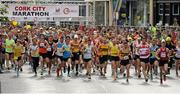 2 June 2014; A view of the start of the Cork City Marathon. Patricks Street, Cork. Picture credit: Tomás Greally / SPORTSFILE