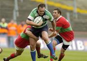 13 May 2006; John Fagan, Suttonians, is tackled by Lenny Harte, Clonakilty. AIB League, Division 3 Final, Clonakilty v Suttonians, Lansdowne Road, Dublin. Picture credit: Matt Browne / SPORTSFILE