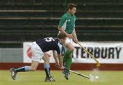 14 May 2006; Mark Lappin, Lisnagarvey, in action against Paul Fitzpatrick, Glenanne. The Men's 2006 Club Championships, Lisnagarvey v Glenanne, National Hockey Stadium, UCD, Belfield, Dublin. Picture credit: Ciara Lyster / SPORTSFILE