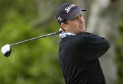 16 May 2006; Peter Lawrie watches his tee shot on the 2nd tee box. Nissan Irish Open Practice, Carton House Golf Club, Maynooth, Co. Kildare. Picture credit; Brian Lawless / SPORTSFILE