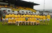 14 May 2006; The Antrim minor panel. Ulster Minor Hurling Championship, Antrim v Down, Casement Park, Belfast. Picture credit; Pat Murphy / SPORTSFILE