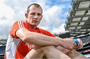 3 June 2014; At the launch of the Bus Éireann Féile final competitions is Ulster senior handballer Charlie Shanks. The two Féile final competitions will involve more than 4,000 boys and girls across the disciplines of Football, Hurling, Camogie, Ladies Football, and Handball as clubs from all over Ireland and a number of overseas units come together to compete for what are the GAA’s youngest national titles. Croke Park, Dublin. Picture credit: Ramsey Cardy / SPORTSFILE