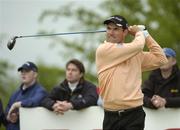 19 May 2006; Padraig Harrington, Ireland, drives off the 4th tee box during round 2. Nissan Irish Open Golf Championship, Carton House Golf Club, Maynooth, Co. Kildare. Picture credit; Pat Murphy / SPORTSFILE