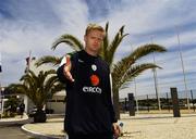 20 May 2006; Damien Duff, Republic of Ireland, after squad training. Municipal stadium, Lagos, Portugal. Picture credit; David Maher / SPORTSFILE