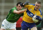 21 May 2006; David Russell, Clare, in action against Shane Gallagher, Limerick. Bank of Ireland Munster Senior Football Championship, Quarter-final, Limerick v Clare, Gaelic Grounds, Limerick. Picture credit; Damien Eagers / SPORTSFILE