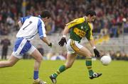 21 May 2006; Paul Galvin, Kerry, in action against Paul Ogle, Waterford. Bank of Ireland Munster Senior Football Championship, Quarter-final, Kerry v Waterford, Fitzgerald Stadium, Killarney, Co. Kerry. Picture credit; SPORTSFILE