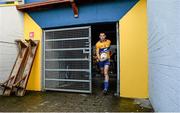 7 June 2014; Gary Brennan, Clare, leads out his team-mates ahead of the game. Munster GAA Football Senior Championship, Quarter-Final, Clare v Waterford, Cusack Park, Ennis, Co. Clare. Picture credit: Barry Cregg / SPORTSFILE