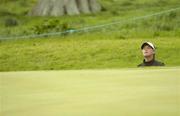 19 May 2006; Darren Clarke, Ireland, stretches to see onto the green during round 2. Nissan Irish Open Golf Championship, Carton House Golf Club, Maynooth, Co. Kildare. Picture credit; Pat Murphy / SPORTSFILE