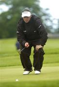 19 May 2006; Darren Clarke, Ireland, lines up a putt during round 2. Nissan Irish Open Golf Championship, Carton House Golf Club, Maynooth, Co. Kildare. Picture credit; Pat Murphy / SPORTSFILE