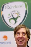 26 May 2006; John Delaney, FAI Chief Executive Officer, during a media briefing by the FAI / eircom League Implementation Committee regarding proposals on the strategic direction of the eircom League 2007-2012. Alexander Hotel, Dublin. Picture credit; Brian Lawless / SPORTSFILE