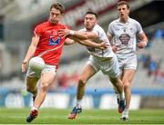 8 June 2014; Declan Byrne, Louth, in action against Fergal Conway, Kildare. Leinster GAA Football Senior Championship, Quarter-Final, Louth v Kildare, Croke Park, Dublin.  Picture credit: Brendan Moran / SPORTSFILE