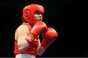 6 June 2014; Clare Grace, Ireland, during her 69kg Semi-Final bout against Stacey Copeland, England. 2014 European Women’s Boxing Championships Semi-Finals, Polivalenta Hall, Bucharest, Romania. Picture credit: Pat Murphy / SPORTSFILE