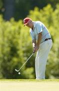 1 June 2006; Denis O'Sullivan, Ireland, pitches on to the first green during the AIB Irish Seniors Open Pro-Am. Fota Island Golf Club, Co. Cork. Picture credit: Matt Browne / SPORTSFILE