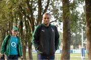 12 June 2014; Ireland's Simon Zebo arrives for squad training ahead of their second test match against Argentina on Saturday. Ireland Rugby Squad Training, Tucuman Universitario Rugby Club, Tucuman, Argentina. Picture credit: Stephen McCarthy / SPORTSFILE