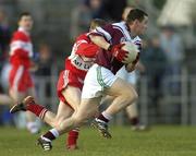 22 February 2004; Declan Meehan of Caltra during the AIB All-Ireland Senior Club Football Championship Semi-Final match between Caltra and Loup at Markievicz Park in Sligo. Photo by Damien Eagers/Sportsfile