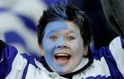 1 March 2004; Blackrock College supporter MArcus Walsh during the Leinster Rugby Schools Senior Cup Semi-Final match between Blackrock College and Belvedere College at Lansdowne Road in Dublin. Photo by Brian Lawless/Sportsfile