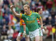 18 June 2006; Graham Geraghty, Meath, celebrates after scoring the opening goal. Bank of Ireland All-Ireland Senior Football Championship Qualifier, Round 1, Carlow v Meath, Dr. Cullen Park, Carlow. Picture credit: Damien Eagers / SPORTSFILE