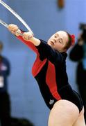 23 June 2006; Grace Crowley, from Limerick Team Munster, in action during the level 2 Artistic Gynamistics  event at the 2006 Special Olympics Ireland Games. Queens University, Belfast, Co. Antrim. Picture credit: Oliver McVeigh / SPORTSFILE