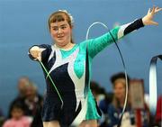 23 June 2006; Lesley Farmer, from Lisburn Team Ulster, in action during the level 3 Artistic Gynamistics event at the 2006 Special Olympics Ireland Games. Queens University, Belfast, Co. Antrim. Picture credit: Oliver McVeigh / SPORTSFILE