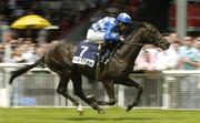 1 July 2006; Finicius, with Johnny Murtagh up, on their way to winning the Netjets Maiden. The Curragh Racecourse, Co. Kildare. Picture credit: Matt Browne / SPORTSFILE