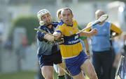 1 July 2006; Colin Lynch, Clare, in action against Stephen McDonnell, Dublin. Guinness All-Ireland Senior Hurling Championship Qualifier, Round 2, Dublin v Clare, Parnell Park, Dublin. Picture credit: Ray Lohan / SPORTSFILE