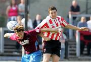 4 July 2006; Kevin Deery, Derry City, in action against Simon Webb, Drogheda United. eircom League Cup, Quarter-Final, Derry City v Drogheda United, Brandywell, Derry. Picture credit: Oliver McVeigh / SPORTSFILE