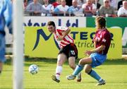 4 July 2006; Kevin Deery, Derry City, in action against Simon Webb, Drogheda United. eircom League Cup, Quarter-Final, Derry City v Drogheda United, Brandywell, Derry. Picture credit: Oliver McVeigh / SPORTSFILE