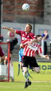 4 July 2006; Barry Molloy, Derry City, in action against Sami Ristila, Drogheda United. eircom League Cup, Quarter-Final, Derry City v Drogheda United, Brandywell, Derry. Picture credit: Oliver McVeigh / SPORTSFILE