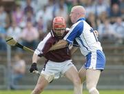 2 July 2006; Ollie Canning, Galway, in action against John Mullane, Waterford. Guinness All-Ireland Senior Hurling Championship Qualifier, Round 2, Waterford v Galway, Walsh Park, Waterford. Picture credit: Brendan Moran / SPORTSFILE