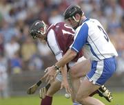 2 July 2006; Niall Healy, Galway, in action against Tom Feeney, Waterford. Guinness All-Ireland Senior Hurling Championship Qualifier, Round 2, Waterford v Galway, Walsh Park, Waterford. Picture credit: Brendan Moran / SPORTSFILE