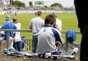 2 July 2006; A young Waterford fan makes a phone call before the game. Guinness All-Ireland Senior Hurling Championship Qualifier, Round 2, Waterford v Galway, Walsh Park, Waterford. Picture credit: Brendan Moran / SPORTSFILE