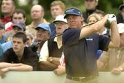 6 July 2006; Darren Clarke watches his drive from the 13th tee box during the Kappa Smurfit European Open Golf Championship. K Club, Straffan, Co. Kildare. Picture credit: Matt Browne / SPORTSFILE