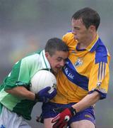 8 July 2006;  Kevin Dilleen, Clare, in action against Adrian Little, Fermanagh. Bank of Ireland All-Ireland Senior Football Championship Qualifier, Round 2, Clare v Fermanagh, Cusack Park, Ennis, Co. Clare. Picture credit: Kieran Clancy / SPORTSFILE