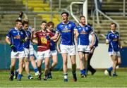 28 June 2014; Michael Argue, Cavan, celebrates at the final whistle. GAA Football All Ireland Senior Championship, Round 1B, Cavan v Westmeath, Kingspan Breffni Park, Cavan. Photo by Sportsfile