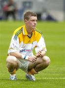 9 July 2006; Conor McGourty, Antrim minor, shows his disapointment after defeat. ESB Ulster Minor Football Championship Final, Donegal v Antrim, Croke Park, Dublin. Picture credit: Ray McManus / SPORTSFILE
