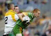 9 July 2006; Dualtach Molloy, Donegal, in action against Paudraig Lowe, Antrim. ESB Ulster Minor Football Championship Final, Donegal v Antrim, Croke Park, Dublin. Picture credit: Ray McManus / SPORTSFILE