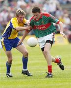 16 July 2006; Pierce Hanley, Mayo, in action against David Keenan, Roscommon. ESB Connacht Minor Football Championship Final, Mayo v Roscommon, McHale Park, Castlebar, Co. Mayo. Picture credit: Damien Eagers / SPORTSFILE