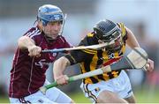 28 June 2014; Conor Fogarty, Kilkenny, in action against Conor Cooney, Galway. Leinster GAA Hurling Senior Championship, Semi-Final Replay, Kilkenny v Galway. O'Connor Park, Tullamore, Co. Offaly. Picture credit: Stephen McCarthy / SPORTSFILE