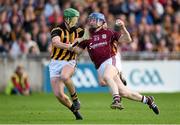 28 June 2014; Damien Hayes, Galway, in action against Paul Murphy, Kilkenny. Leinster GAA Hurling Senior Championship, Semi-Final Replay, Kilkenny v Galway. O'Connor Park, Tullamore, Co. Offaly. Picture credit: Stephen McCarthy / SPORTSFILE