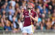 28 June 2014; Joe Canning, Galway, reacts after missing a free during the second half. Leinster GAA Hurling Senior Championship, Semi-Final Replay, Kilkenny v Galway. O'Connor Park, Tullamore, Co. Offaly. Picture credit: Stephen McCarthy / SPORTSFILE